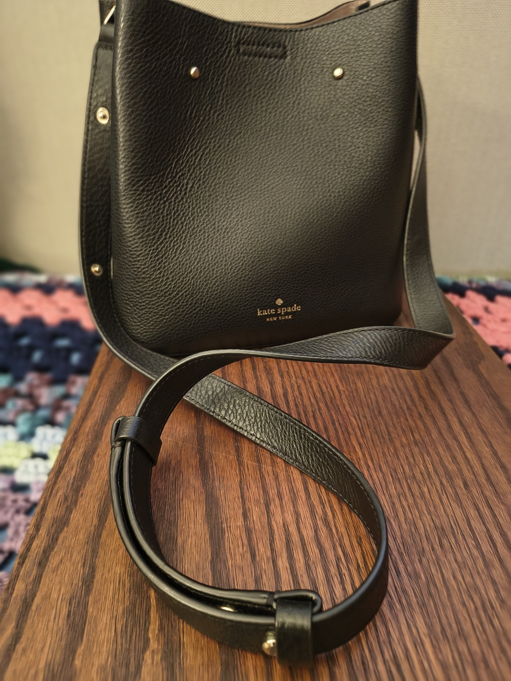 kate spade Black Leather Crossbody Bag 🔥 Like New 🔥